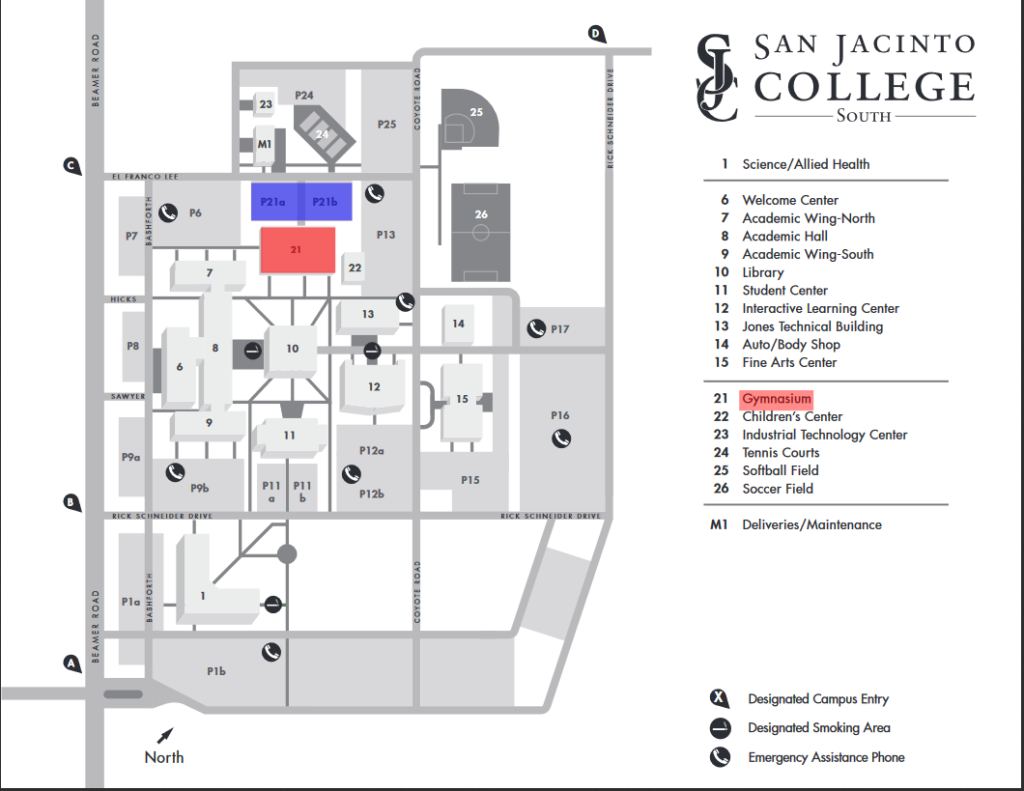 San Jac Central Campus Map Seminar Maps